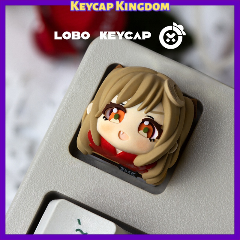 Gaming Keyboard Typewriter - Космическая принцесса Кагуя! 3D-печатная кастомная кейкап-каппа