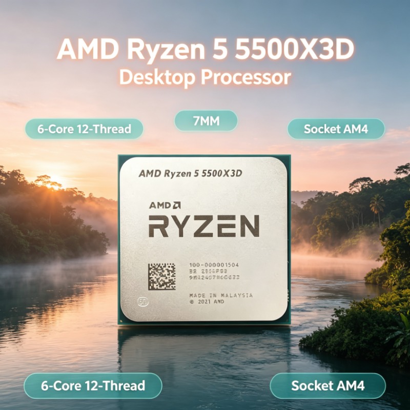 Amd Cpu Ryzen 5 - Игровой процессор AMD Ryzen 5 5500X3D,