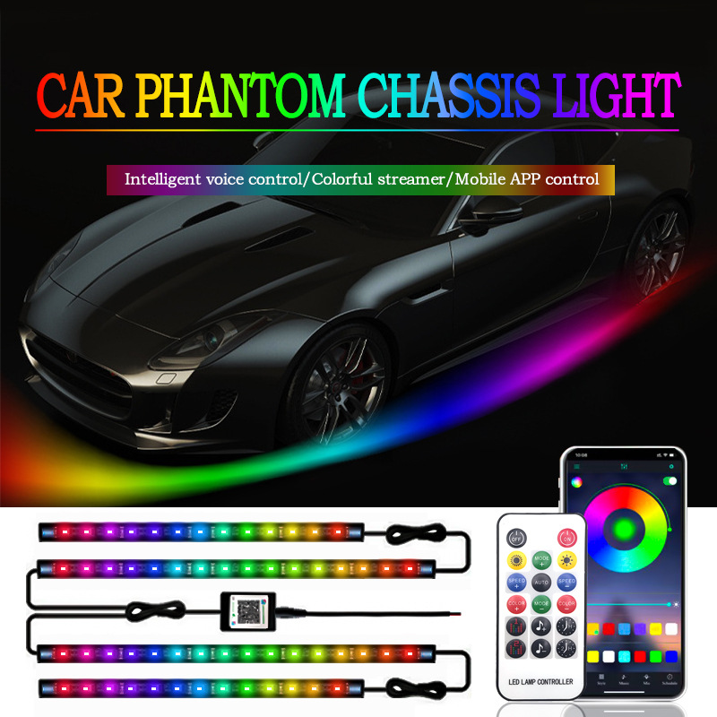 Rgb Underglow Strip - Автомобильная гибкая подсветка полосы, светодиодная подвесная