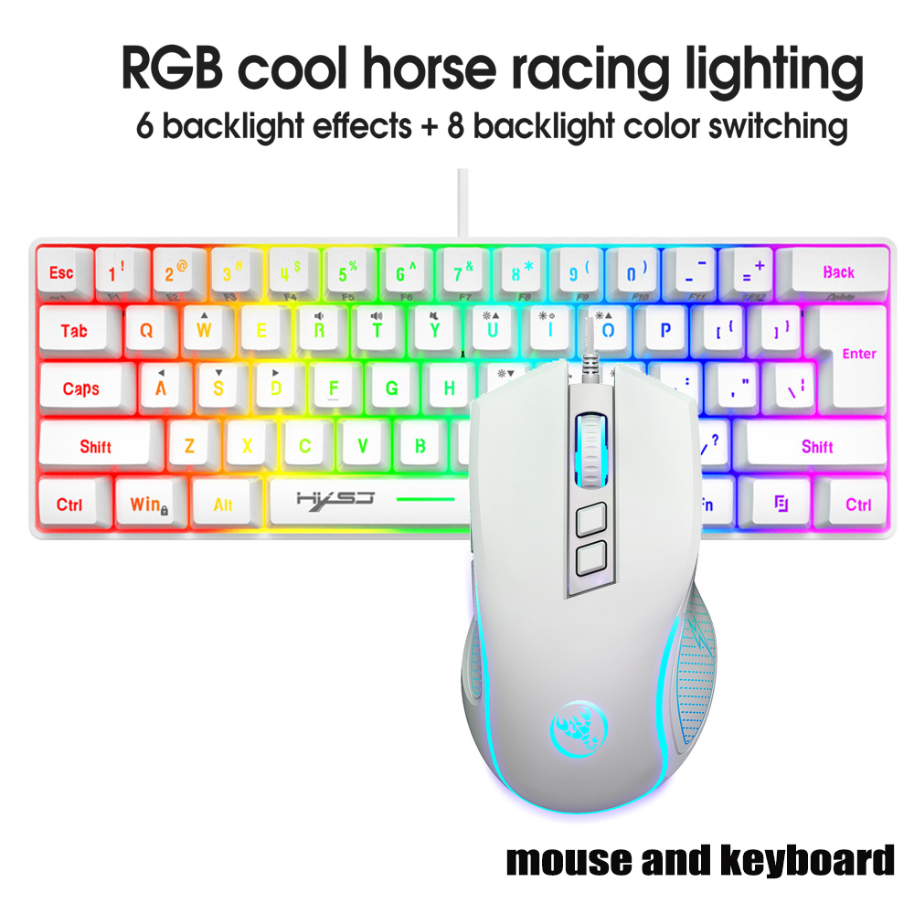Gaming Keyboard Ergonomic - Комплект клавиатуры и мыши для геймеров: