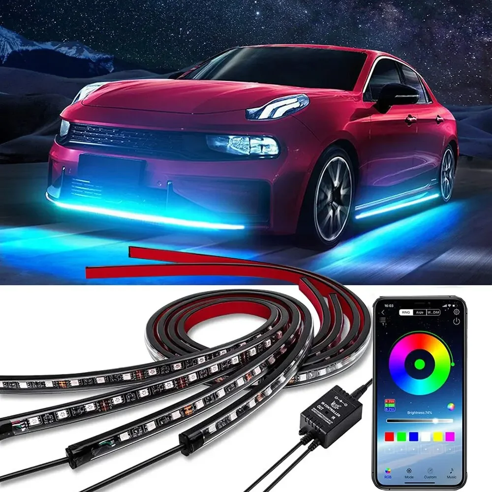Rgb Underglow Strip - Неоновый светодиодный RGB автомобильный нижний светильник