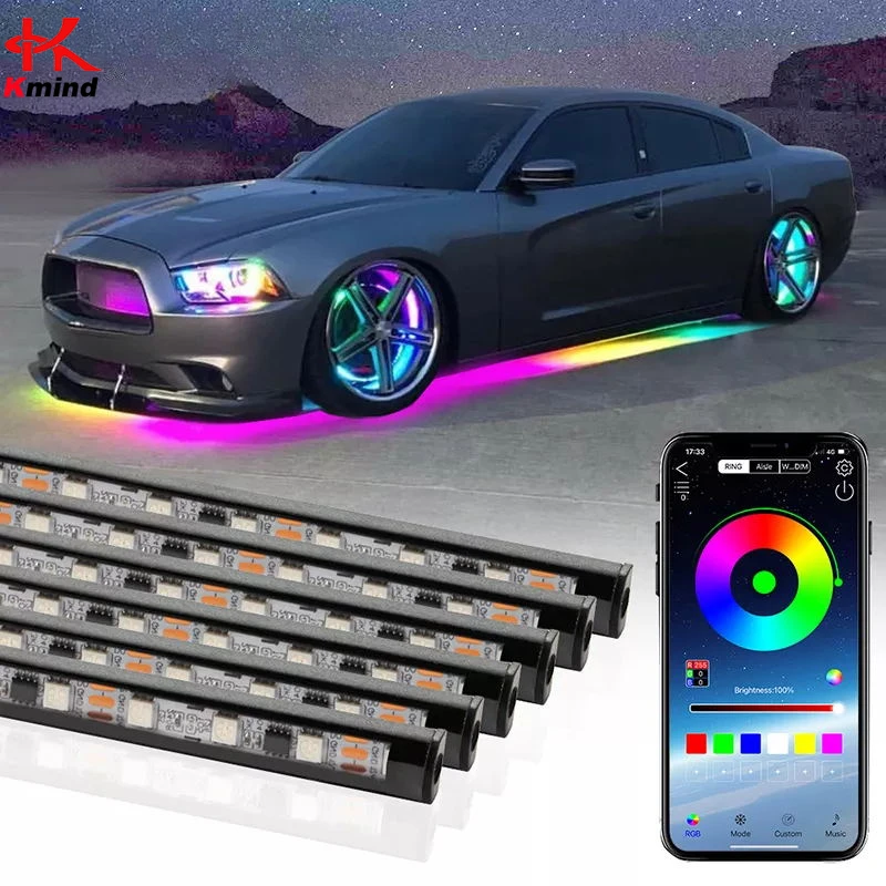 Rgb Underglow Strip - Автомобильные неоновые светодиодные фонари для шасси,