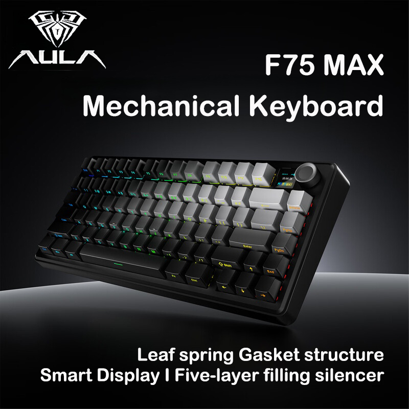 Keyboard Gaming Mac - Механическая клавиатура AULA F75 MAX 75%