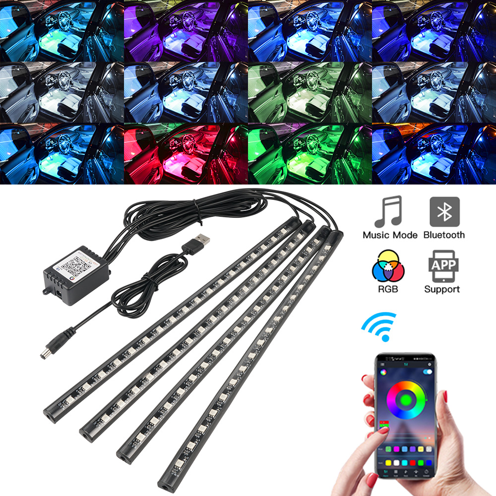 Rgb Underglow Strip - Неоновая светодиодная подсветка салона автомобиля с