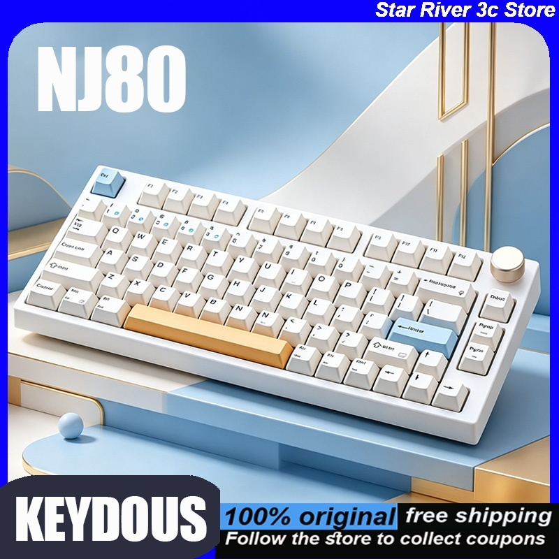 Keyboard Gaming Mac - Механическая клавиатура KEYDOUS NJ80, три режима