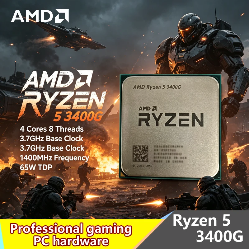 Amd Cpu Ryzen 5 - AMD Ryzen 5 3400G AM4 Настольный