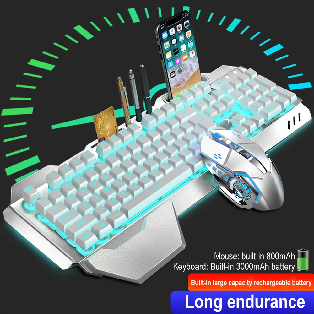 K680 перезаряжаемый 2,4G беспр – обзор и цена Gaming Keyboard Bluetooth