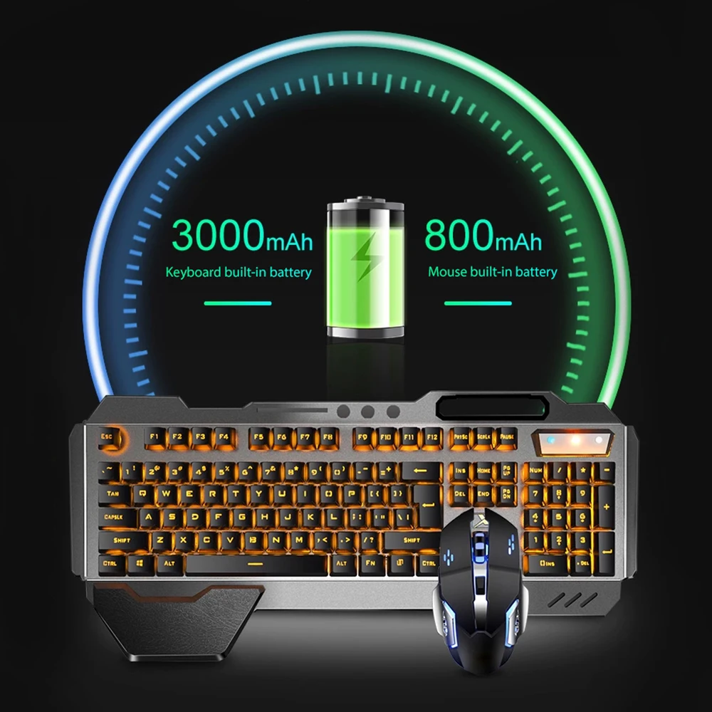 K680 перезаряжаемый 2,4G беспр – обзор и цена Gaming Keyboard Bluetooth