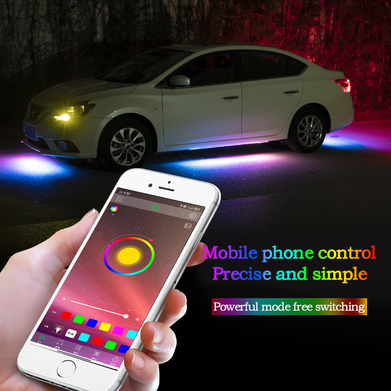 Автомобильная гибкая подсветка – обзор и цена Rgb Underglow Strip