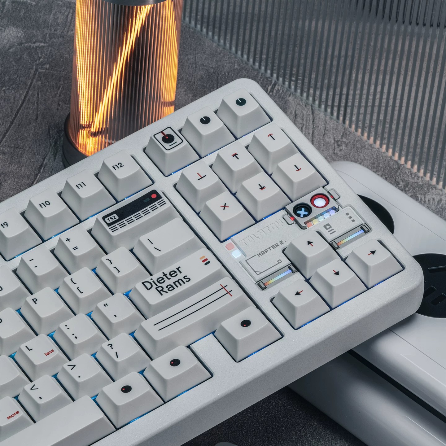 144 белых кейкапов PBT с профи – обзор и цена Keyboard Gaming Mac