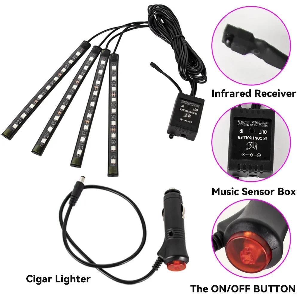 Неоновый светодиодный RGB авто – обзор и цена Rgb Underglow Strip
