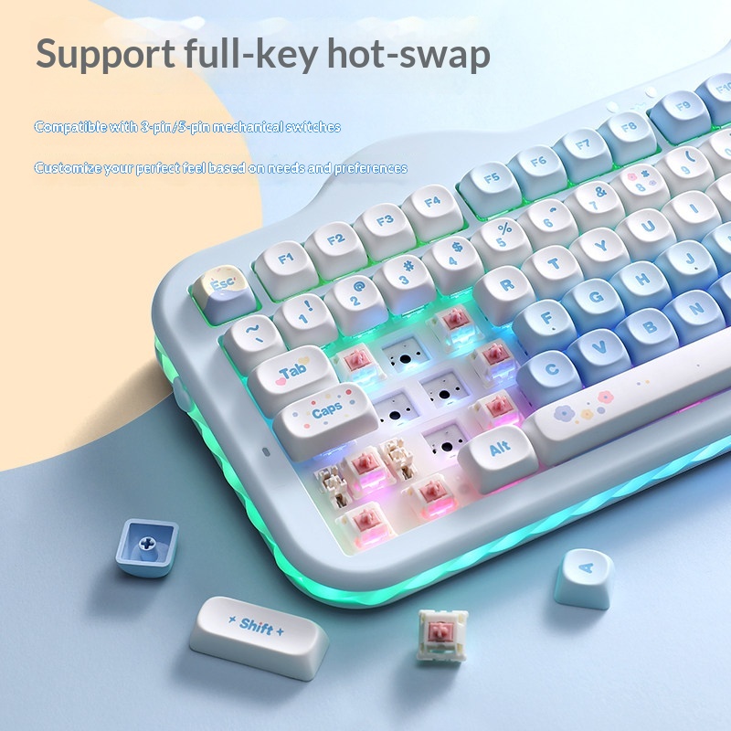 Механическая клавиатура YUNZII – обзор и цена Gaming Keyboard That Is Quiet
