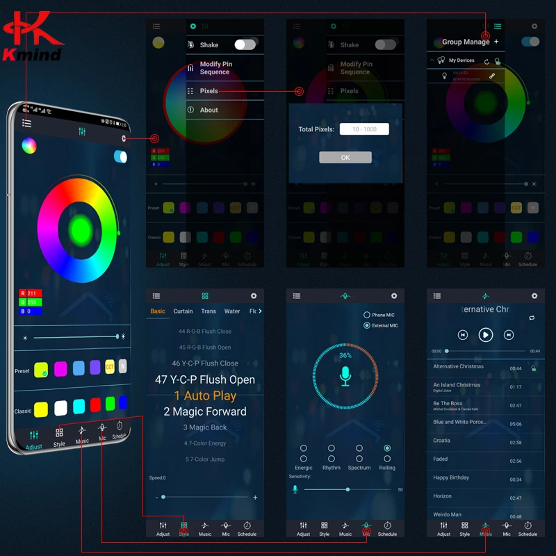 Автомобильные неоновые светоди – обзор и цена Rgb Underglow Strip