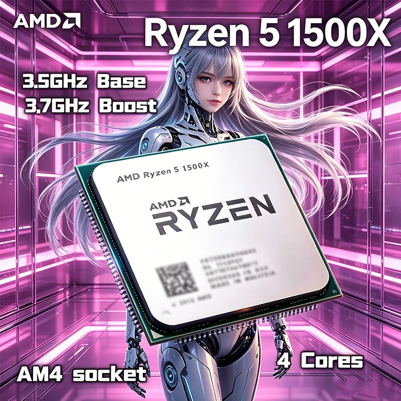 Процессор AMD Ryzen 5 1500X, 4 – обзор и цена Amd Cpu Ryzen 5