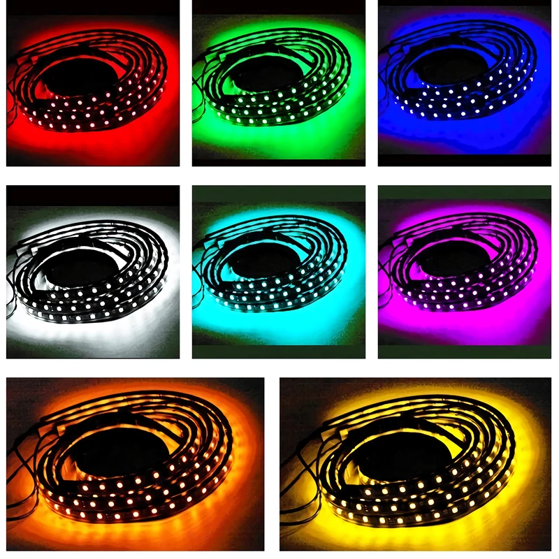 Автомобильная подсветка, неоно – обзор и цена Rgb Underglow Strip